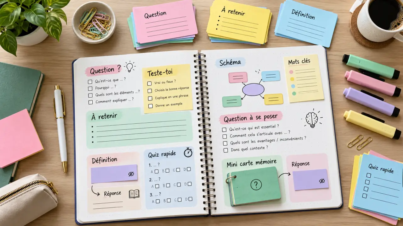 Fiches de révision : moins de cours recopié, plus de connaissances à tester