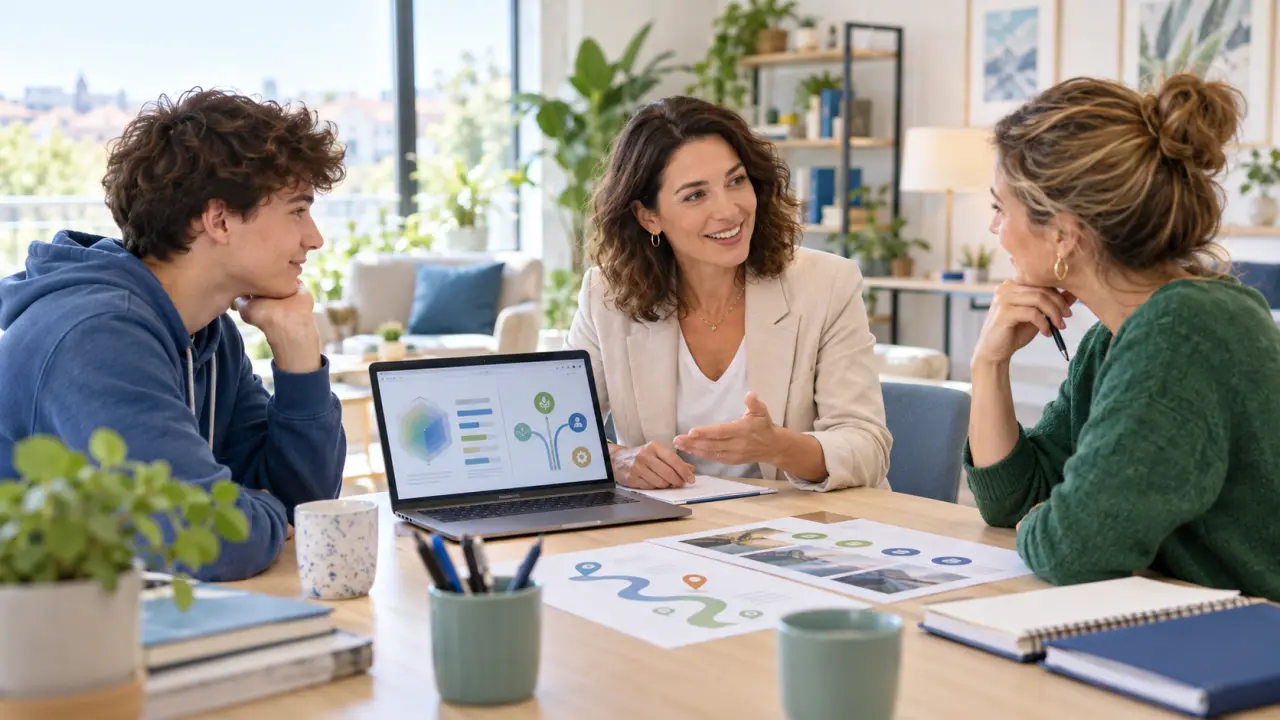 Une personne réfléchit à ses possibilités d’évolution professionnelle