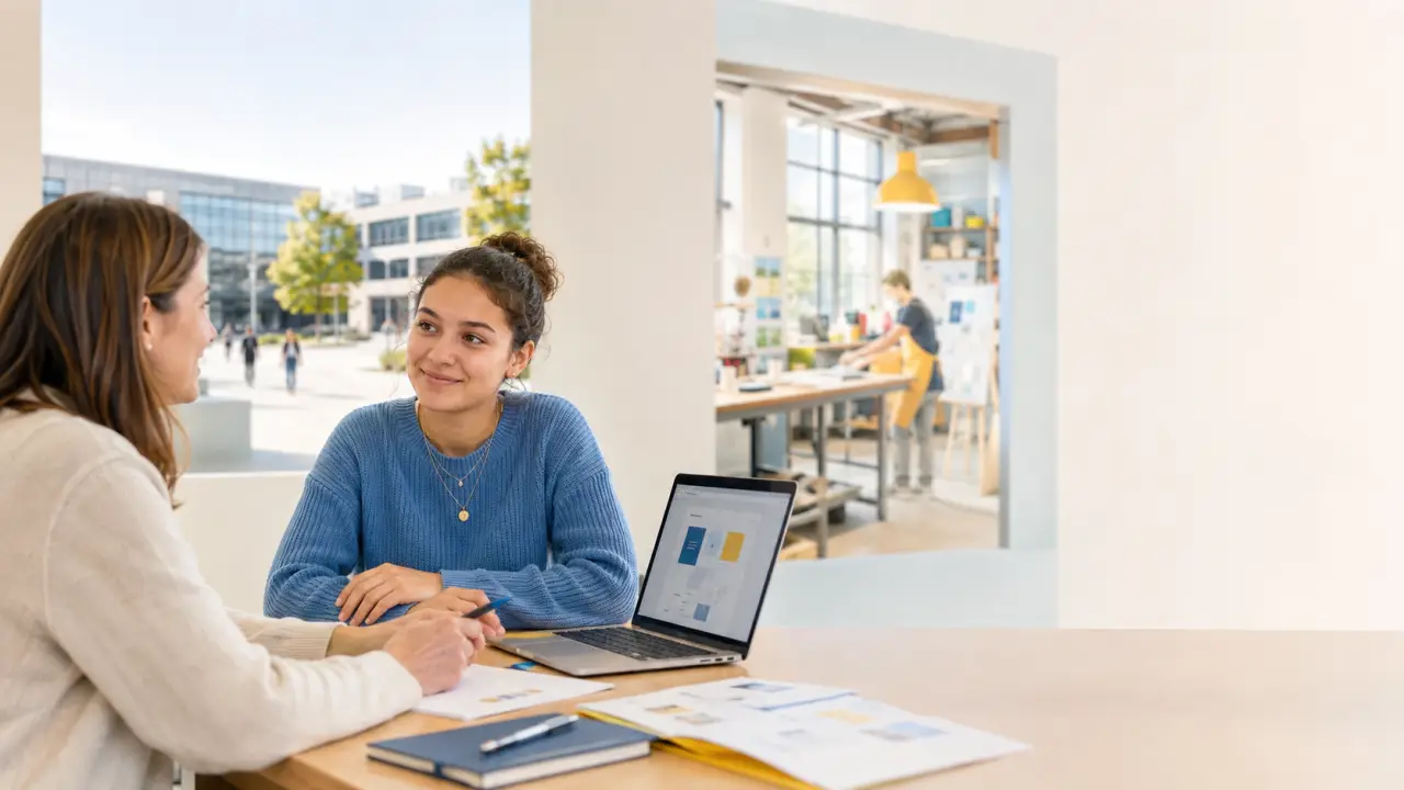Étudiant réfléchissant à son orientation après le bac