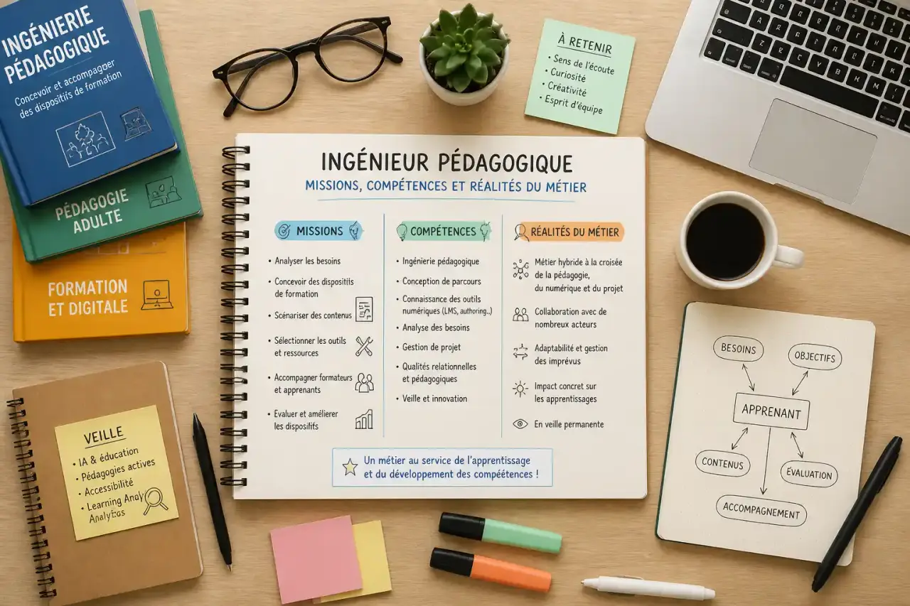 Ingénieur pédagogique : missions, compétences et réalités du métier