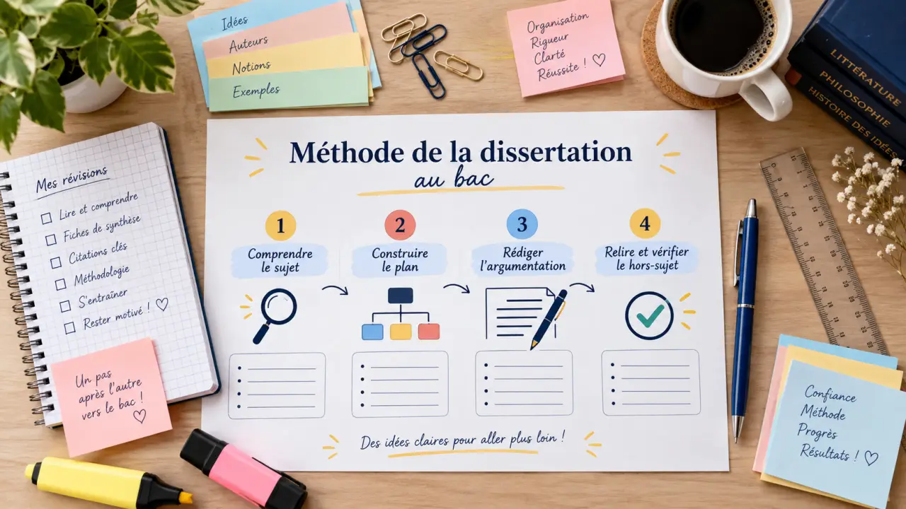 Méthode de la dissertation au bac : 4 étapes pour construire une copie sans hors-sujet